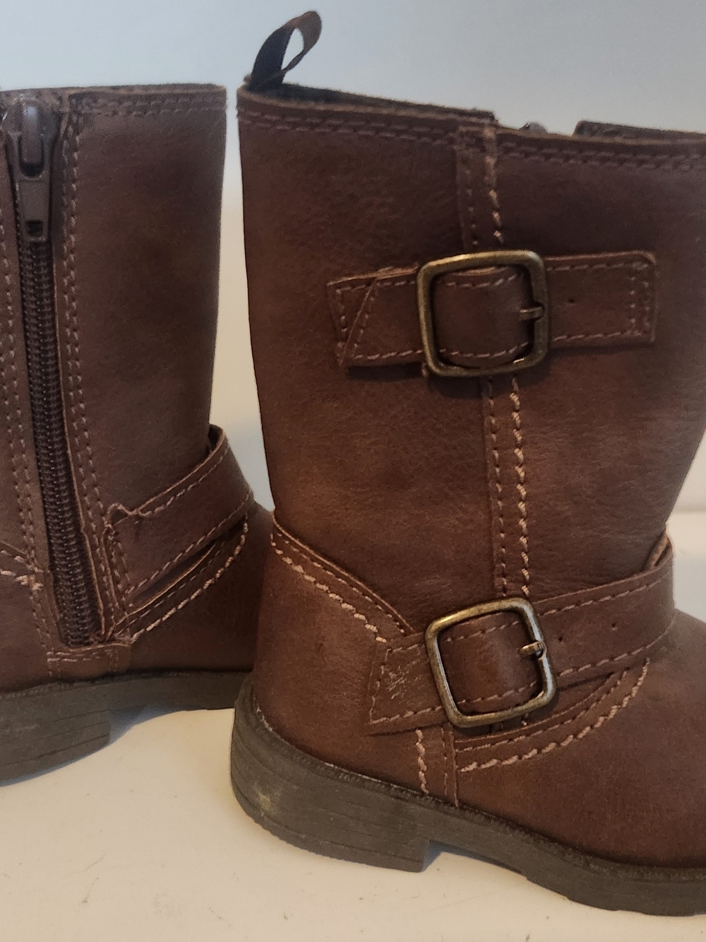 Carter's Brown Buckle Ankle Boots